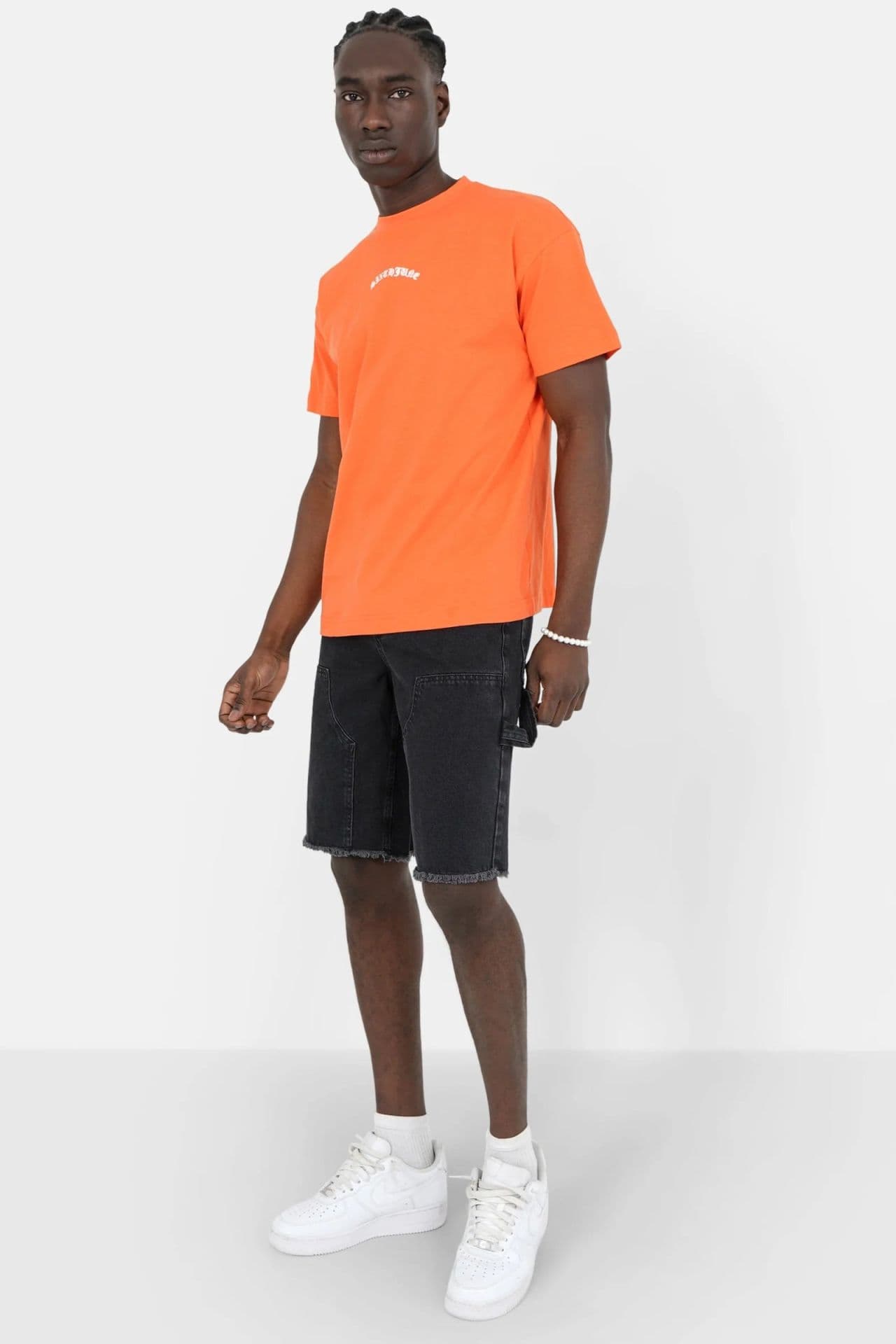 Sixth June Worker Jeans Shorts Black